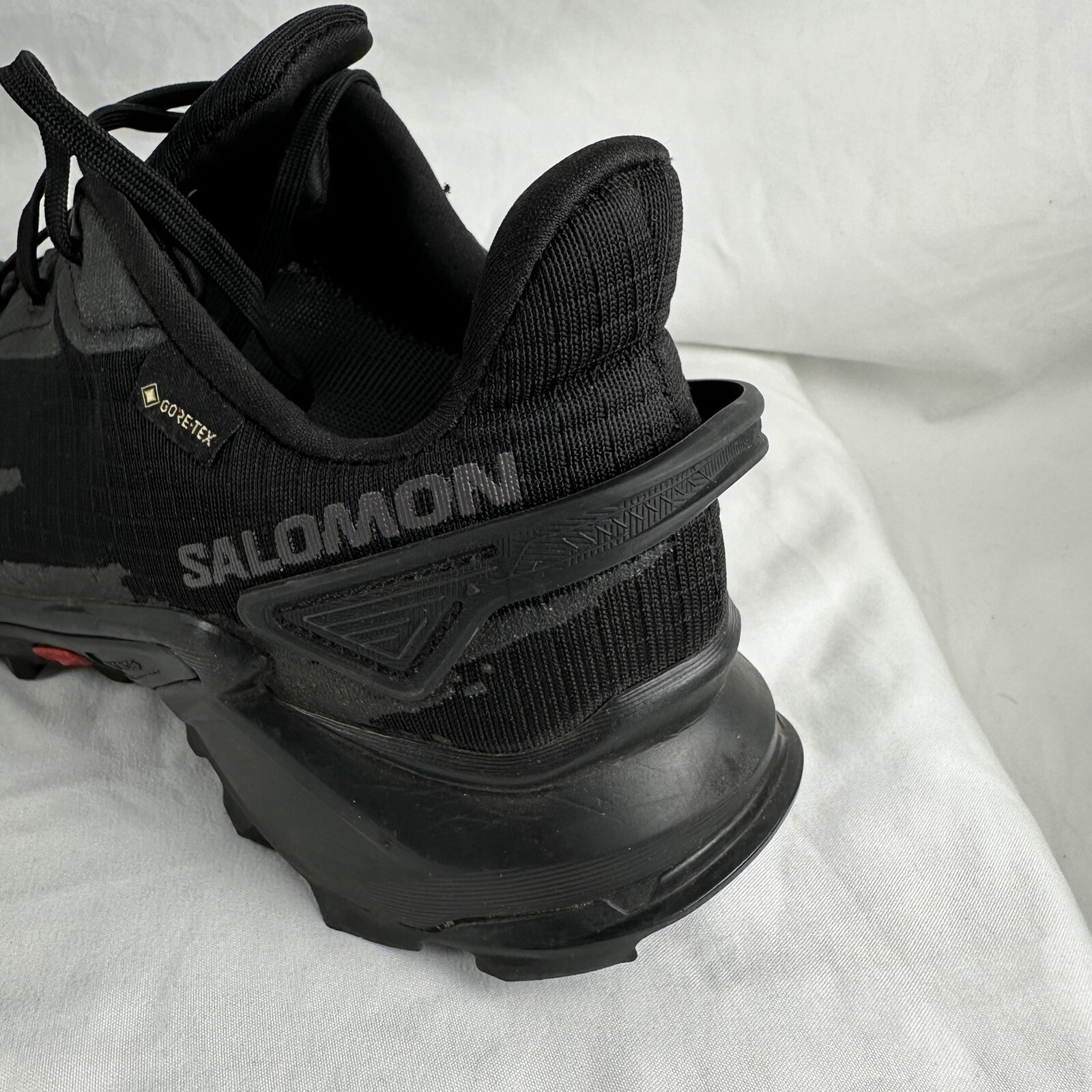 Scarpa da trekking Salomon Alphacross 4 da uomo trail runner nera US 8 SOLETTE SOSTITUITE