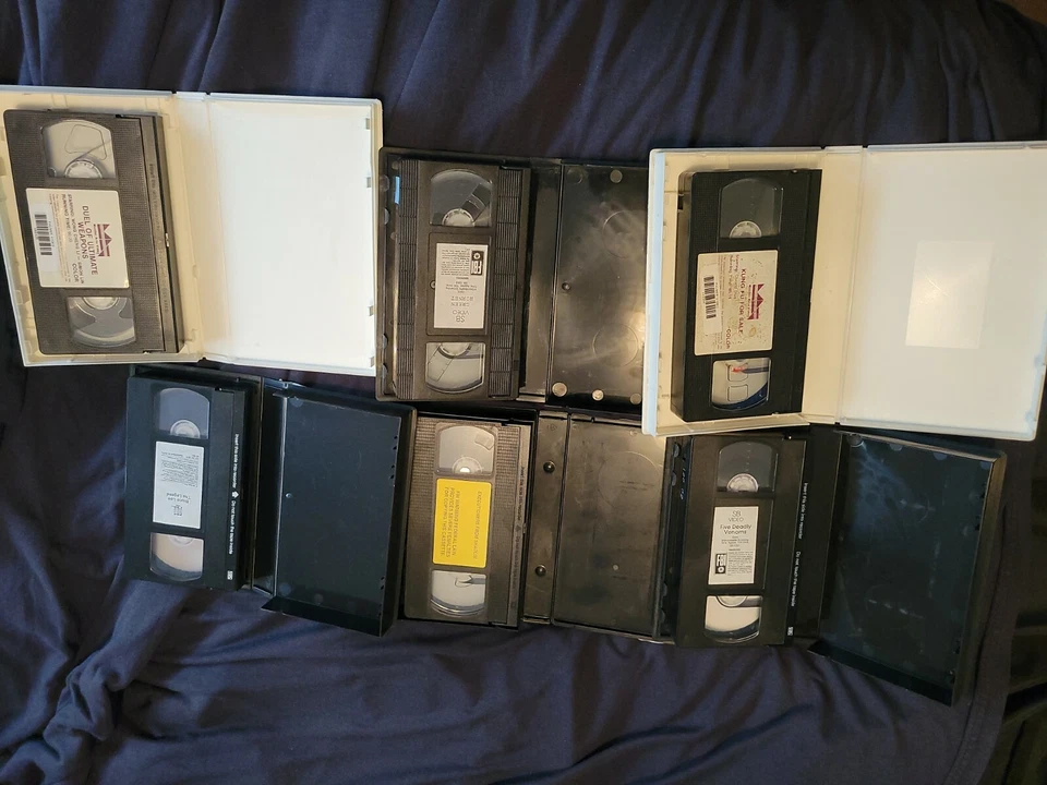 Extremely Rare 80s Indie Kung Fu Clamshell VHS Bundle Wu tang Bruce Lee LOT Foto 3 de 4