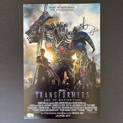 Mark Wahlberg signed Autographed 12 X 18 Movie Poster Beckett Coa Transformers