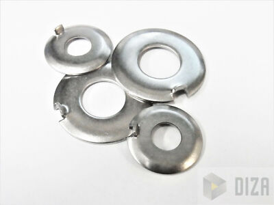 Sicherungsbleche DIN 432 A2 Scheiben mit Aussennase 5,3mm - 13mm