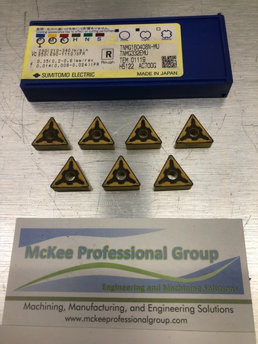 Sumitomo Hartmetall Dreiecksdrehplatte (eine Wendeplatte) - TNMG160408N-MU 332-AC700G - Bild 1 von 5