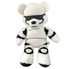 Star Wars Build A Bear Storm Trooper Stuffed Plush Teddy Bear BAB White Black