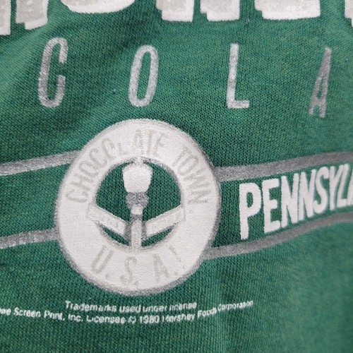 Vintage Hershey's Chocolate Pennsylvania Crewneck Sweatshirt USA Made KIDS M - Picture 4 of 9