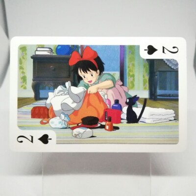 2 Spade KiKi's Delivery Service Playing Cards Full of Scenes Ensky Ghibli JAPAN