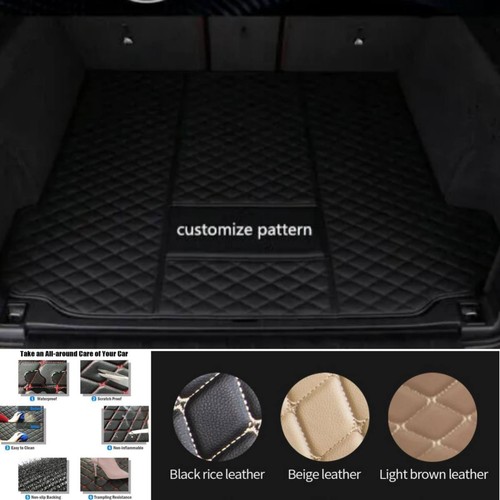 For Hyundai Car Trunk Mats Custom All Series Pu Leather Waterproof Floor Mat Rug - Imagen 11 de 30