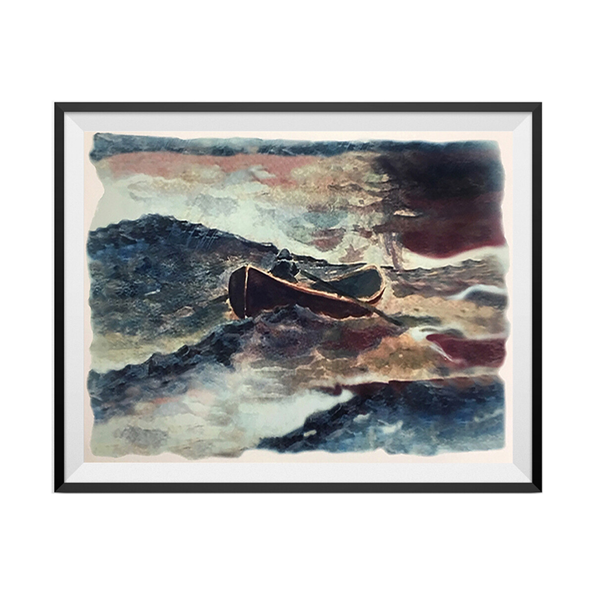 Lone Fisherman Sean Maguire Office Painting Poster Good Will 