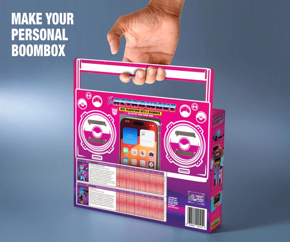 TRANSFORMERS G1 SOUNDWAVE "RETROWAVE" +BUZZSAW Custom Toy figure in Custom box - Image 4 of 4