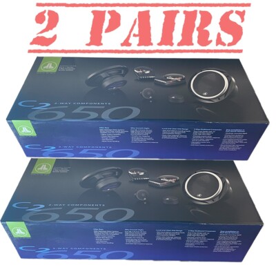 NEW JL Audio C2 Series 6.5'' Component Speaker system 225Watts (Qty:2 Pair)