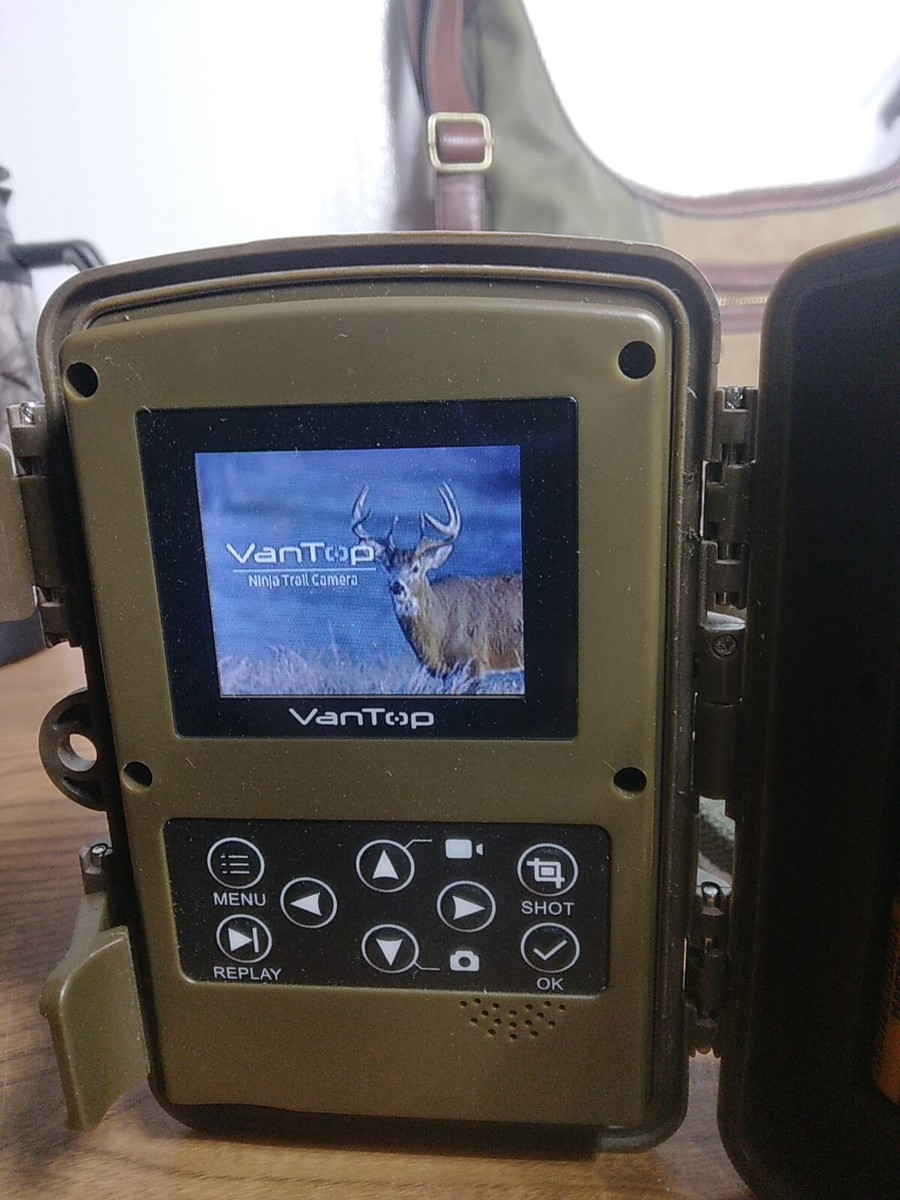 VanTop Ninja Trail Camera 20MP Hunting Game Cam Night Vision Motion W/  32GB SD