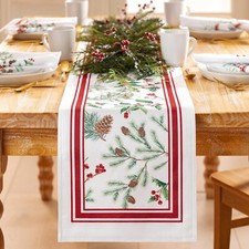 Winter Holiday Table Runner 13 x 70 NEW