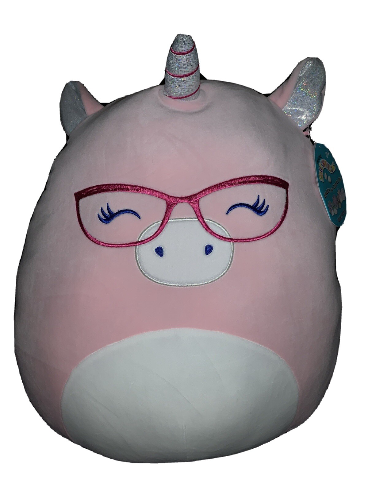 squishmallow unicorn with glasses