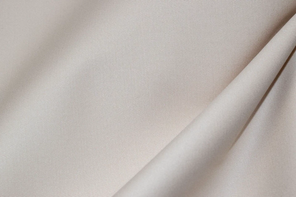 Cream 100% Cotton Fabric Twill Beige Ecru Stone by m Suiting Clothing - Image 2 of 4