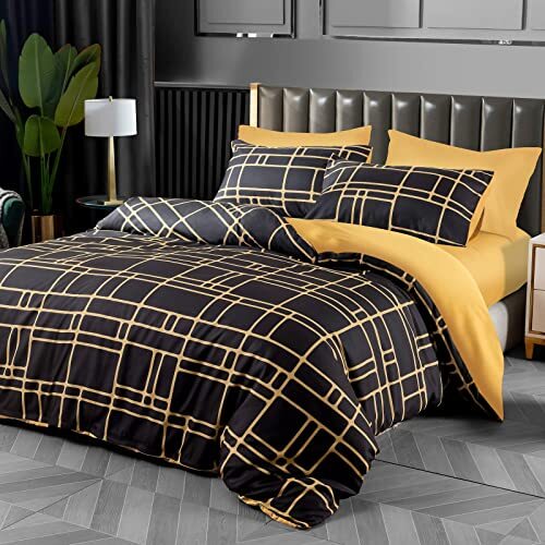 Pamposh King Size Duvet Cover Sets Premium Brushed Microfiber Duvet