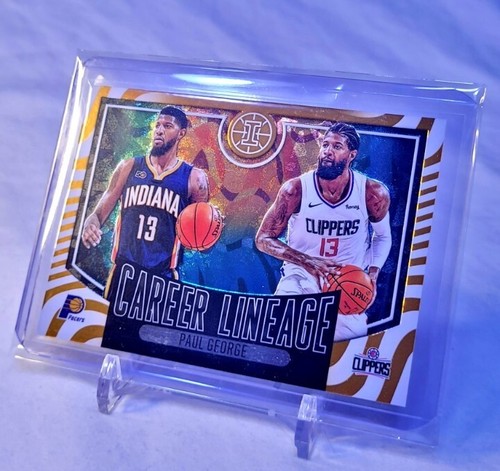 2020 Panini Illusions Basketball Orange Paul George #7