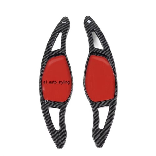 Carbon Fibre Paddles Shift for Audi Steering Wheel RS3 RS4 RS5 TTRS RSQ3 RSQ8 P5 - Picture 2 of 8