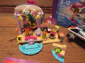LEGO FRIENDS 41316 Andrea&rsquo;s Speedboat Transporter Other 100% Complete W/Manuals