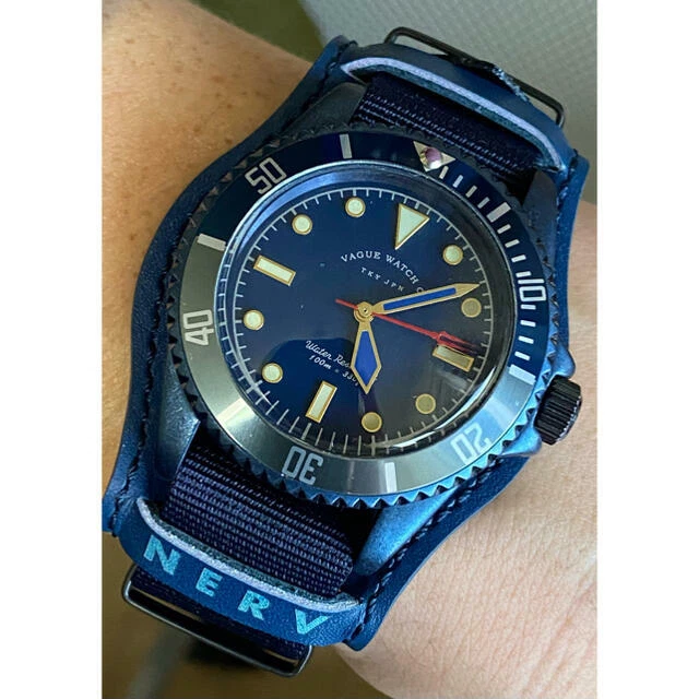 Evangelion VAGUE Watch Military Watch Longinus Spear RADIO Quartz Limited D1669