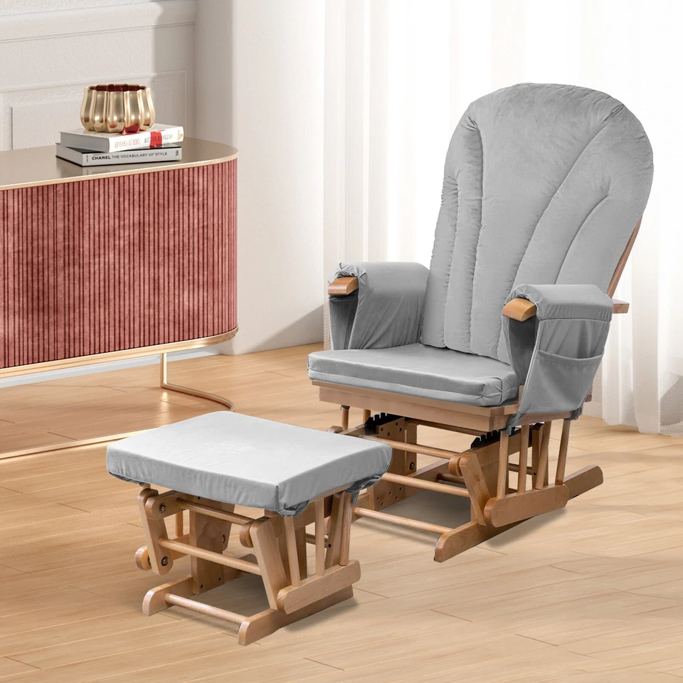 Cojines de repuesto para balancín planeador de terciopelo 5 piezas cojines con lazos Foto 2 de 4