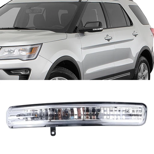 Driver Side Mirror Turn Signal Indicator Light Lamp For Ford Explorer 2011-2019