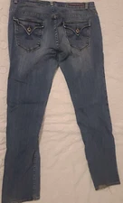 VIGOSS VINTAGE WASHED AND FADED FLAP POCKET SKINNY JEANS Size 11/12