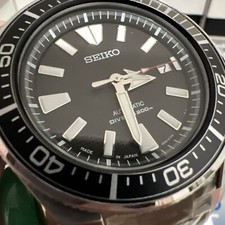 Authentic Seiko Dealerš„Prospex Samurai Diver Black Dial Automatic Watch SRPF03 6