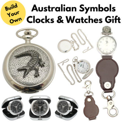 Australian Symbols Taschenuhren Anhängeruhren & Wecker