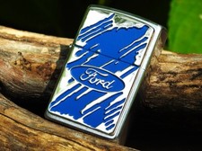 Ford Motor Company Zippo Lighter - Ford Emblem - Oval - Mustang - Trucks - Rare