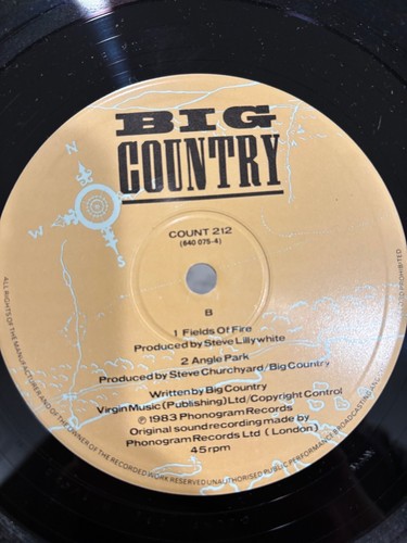 BIG COUNTRY 5 Record Job Lot 12” Singles All NM / Ex Harvest Chance Wonderland - Picture 6 of 6