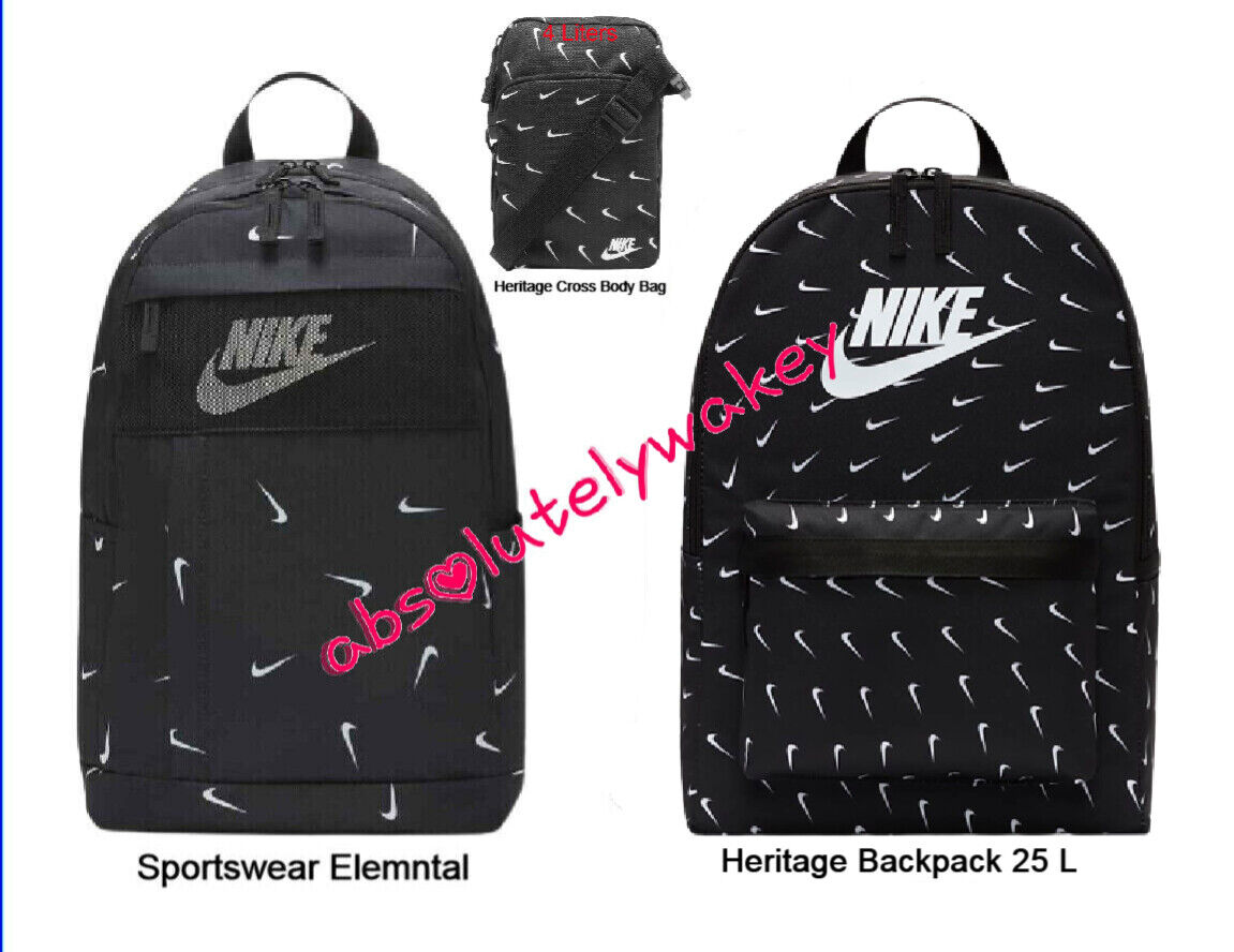 Shop Nike Heritage Crossbody Bag DM2163-010 black