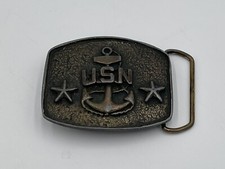 Vintage USN Navy Belt Buckle