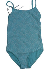 Wear Moi Colchic Childs Ballet Dance Leotard Pacific Blue Eclat De Fleurs 8/10