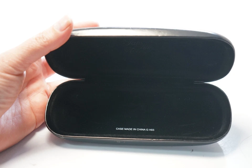 Saks Fifth Avenue Hard Clamshell Eyeglass Case - Black - Image 3 of 4