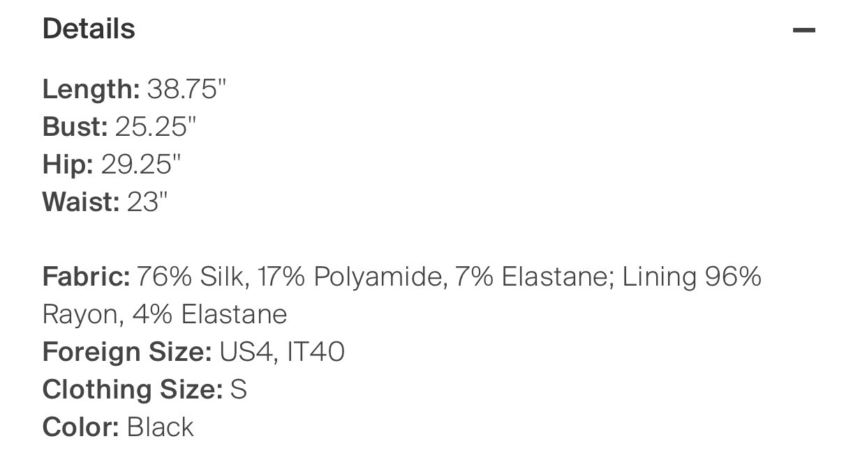 Versace Authentic Solid Black Silk Tank Knee Leng… - image 5