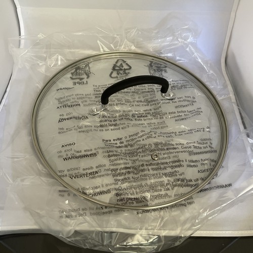 New OpenBox TFal Replacement Glass Lid 5.5 quart Deep Saute or Frying