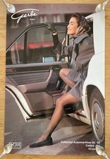 Affiche pub collant GERBE JEU 40 x 60 cm. Poster original 1992/93.