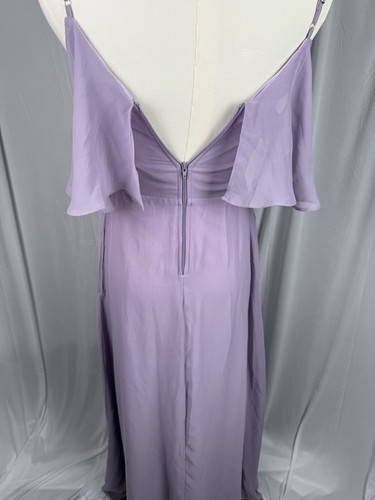 Birdy Grey Junior Bridesmaid Dress in LavenderChiffon Large NWT Formal - Picture 10 of 18