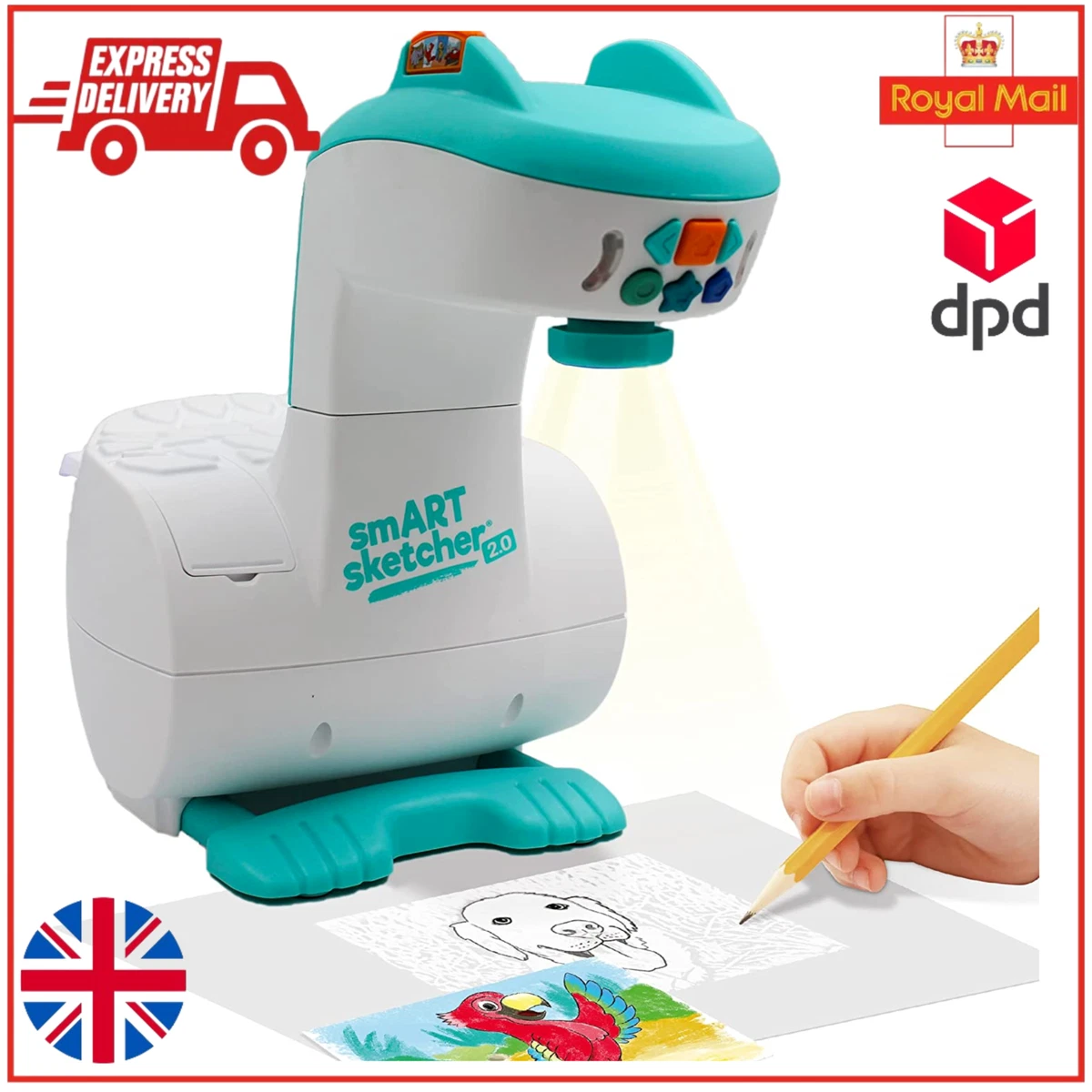 SmART Sketcher Projector 2.0 Activity Art Sketch Kids Set Toy Gift