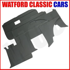 MGB Roadster Classic style Trim  KIT 1968 -1980 Black with Black Trim NOT GT