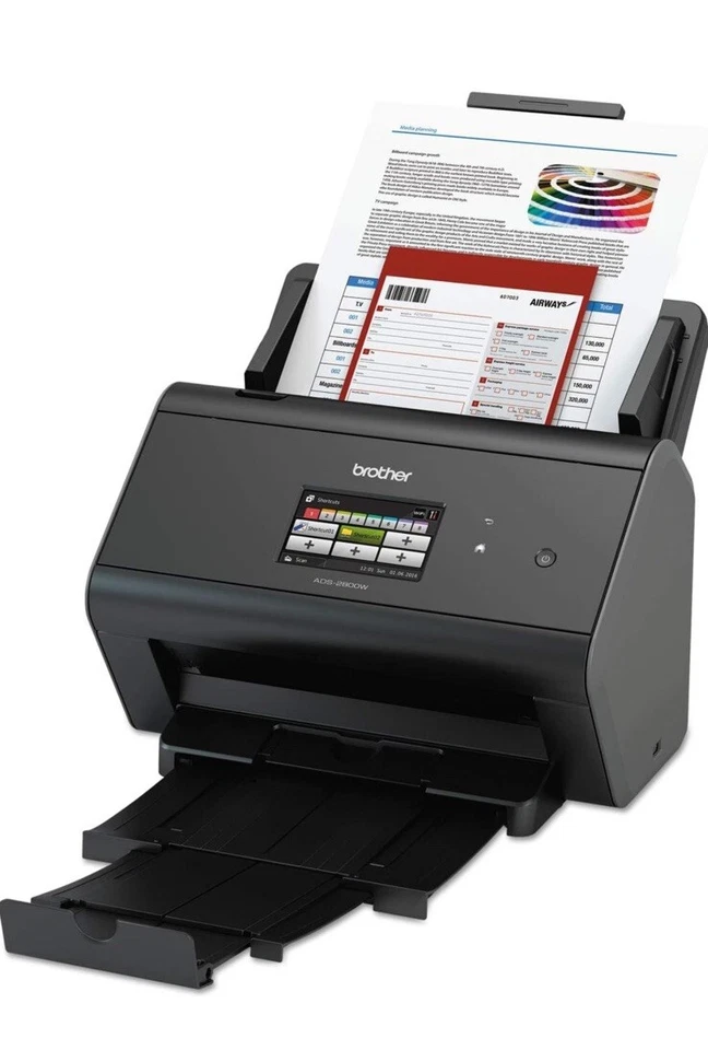 RE_NEWED Brother ADS-2800W Wireless Document Scanner - Image 3 of 4