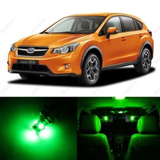 8 X Green Led Interior Lights Package For 2013 - 2017 Subaru Xv Crosstrek Tool
