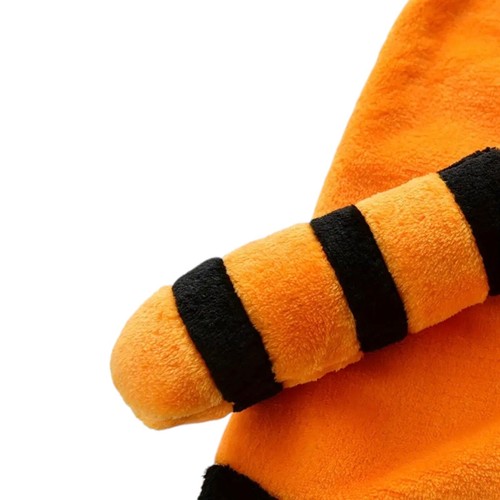 Unisex Baby Animal Costume Winter Flannel Hooded Jumpsuit Halloween Size 13-18 M - Picture 7 of 8