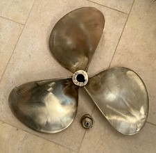 Left hand rotation brass propeller 17 x 10 made by Radice