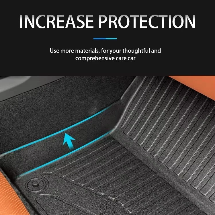 For  Mitsubishi outlander  2014-2021  3D TPE Floor Mats Waterproof - image 4 of 4