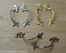 OLD VINTAGE CABINET DOOR CUPBOARD DRAWER DESK DRESSER WARDROBE  PULL HANDLES 