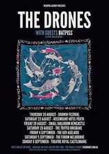 THE DRONES / BATPISS 2016 AUSTRALIA CONCERT TOUR POSTER-Alt / Blues /Garage Rock