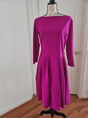 Chiara Boni La Petite Robe Square Neck Fit-&-Flare Dress $890