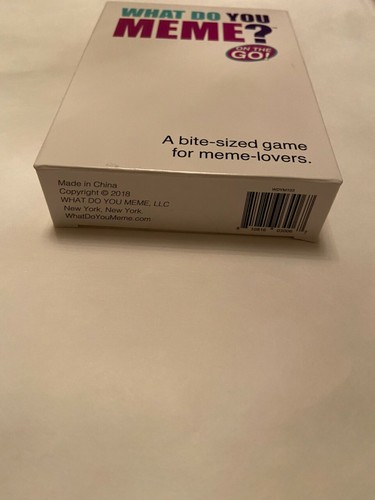 What Do You Meme? On The Go! Card Game for Meme-Lovers - 3 To 8 Players New - 第 2/3 張圖片