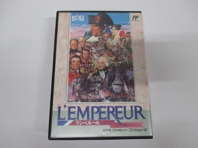 NES -- L'EMPEREUR -- Box. Can data save! Famicom, Japan Game. 10904
