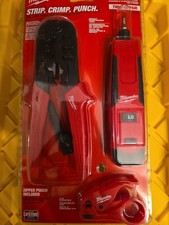 Milwaukee 48-22-8101 Twisted Pair Install Kit Non-Slip Grips (NEW FREE SHIP!!)