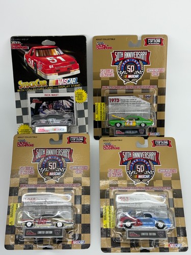 Lot Of 4 Racing Champions NASCAR 50th Anniversary Gold Series Unbranded Tan NWT